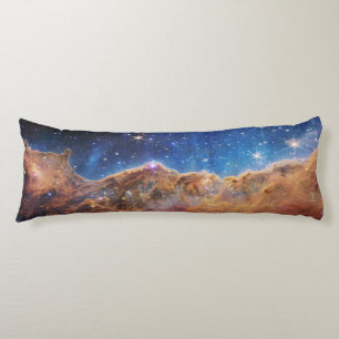 Cosmic Cliffs Carina Nebula Space Webb Telescope  Body Cushion