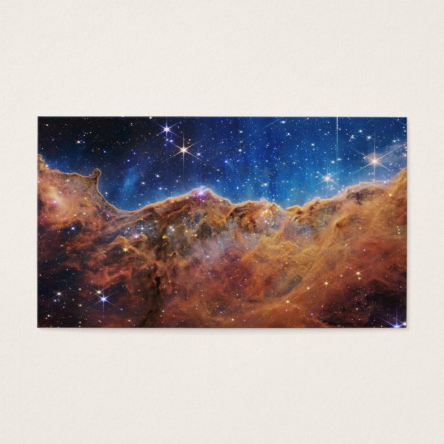 Cosmic Cliffs in Carina Nebula Space NASA Webb  (Front)