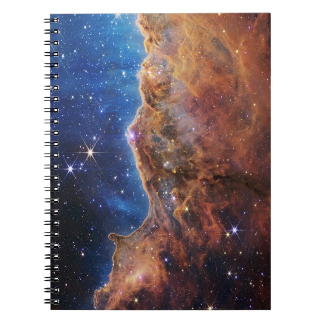 Cosmic Cliffs in Carina Nebula Space NASA Webb  Notebook (Front)
