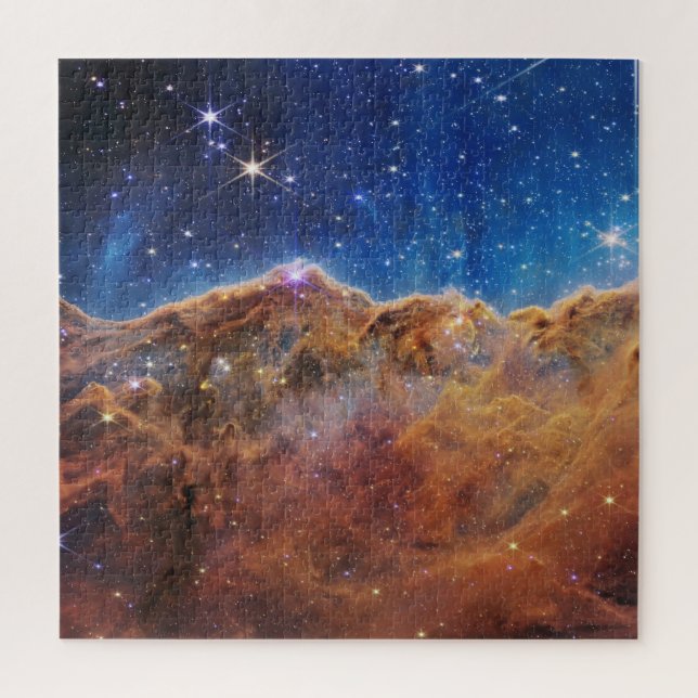 Cosmic Cliffs in the Carina Nebula Jigsaw Puzzle (Vertical)