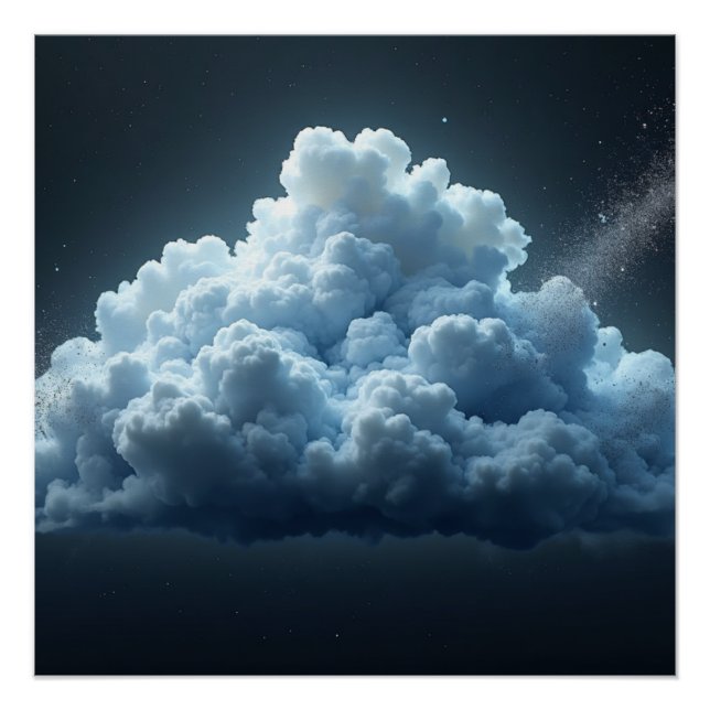 Cosmic Clouds Wall Art – Dreamy Space Clouds (Front)