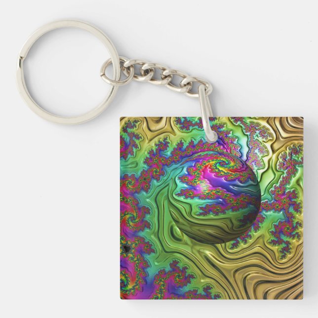 Cosmic Cloudstorm Key Ring (Front)