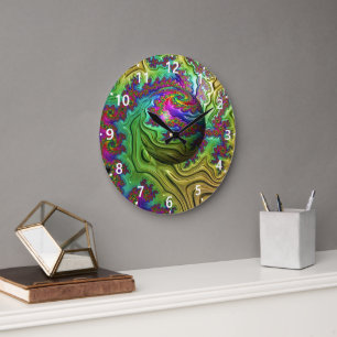 Cosmic Cloudstorm  Large Clock