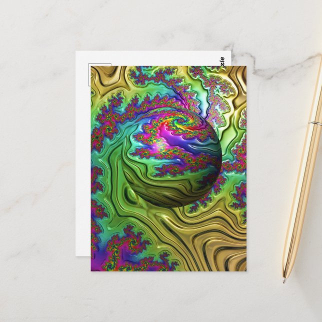 Cosmic Cloudstorm Postcard (Front/Back In Situ)
