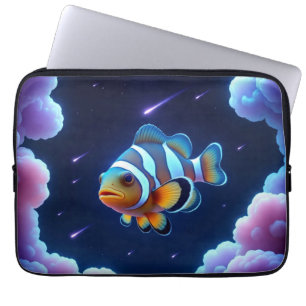 Cosmic Clownfish  Laptop Sleeve