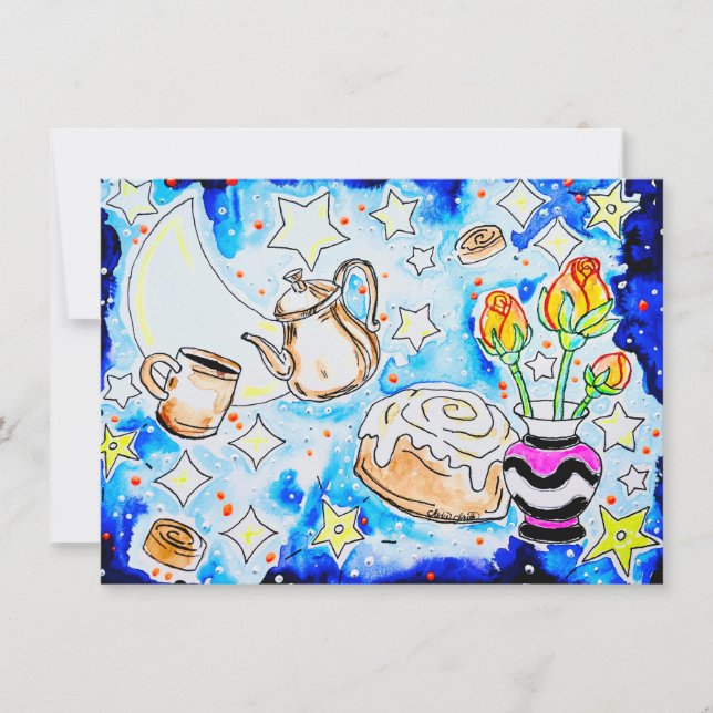Cosmic Coffee Invitation (Front)