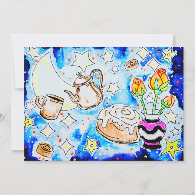 Cosmic Coffee Invitation (Front)
