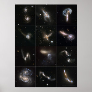 Cosmic Collisions 24x18 (15x20) Poster