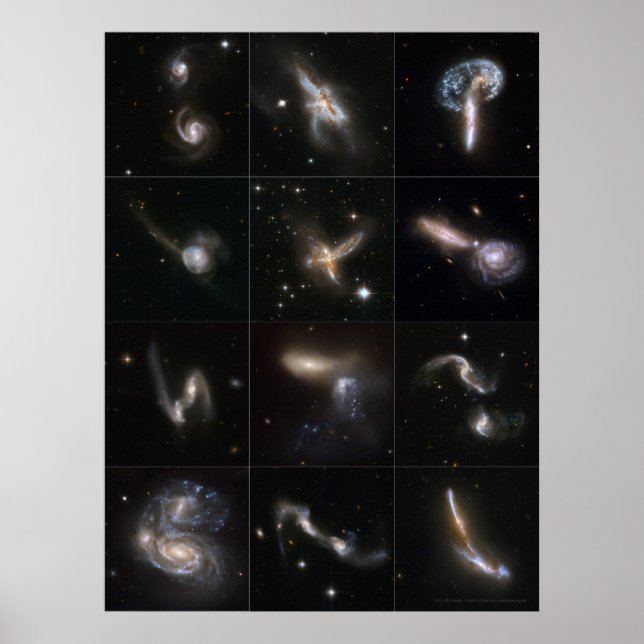 Cosmic Collisions 24x18 (15x20) Poster (Front)
