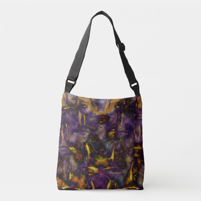 Cosmic Collisions Crossbody Bag (Front)