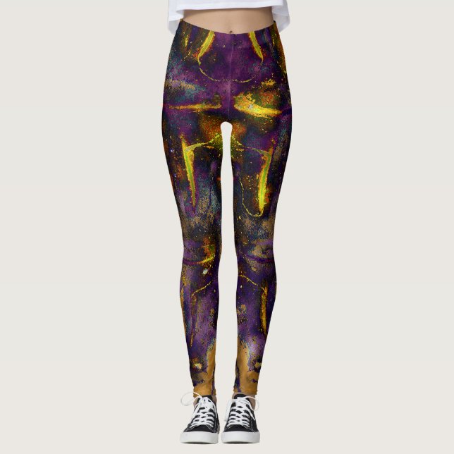 Cosmic Collisions Leggings (Front)