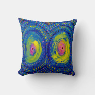 Cosmic Connection – Colourful Abstract Cosmic Art Cushion