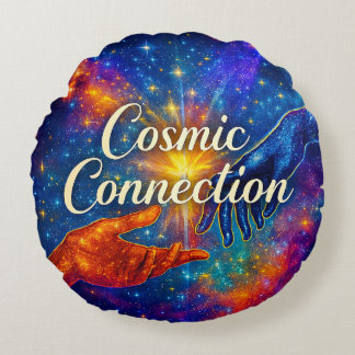 🪐 Cosmic Connection Decorative Pillow
