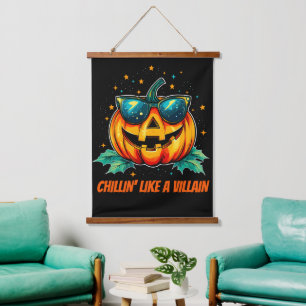 Cosmic Cool Jack-O-Space Hanging Tapestry