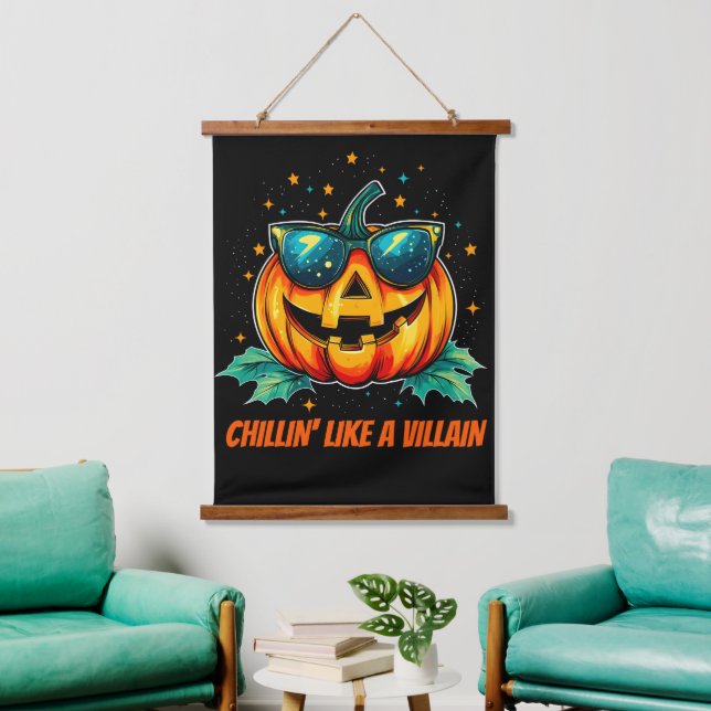 Cosmic Cool Jack-O-Space Hanging Tapestry (Living Room)