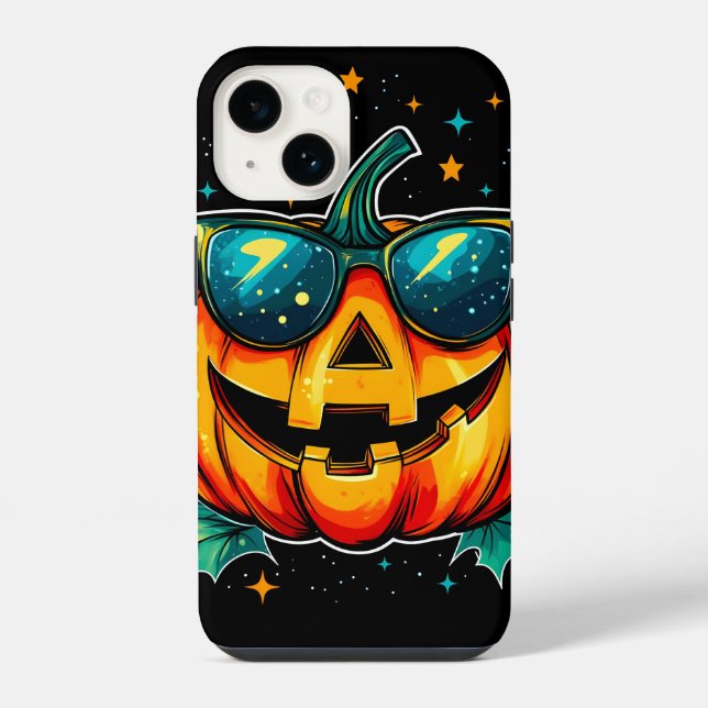 Cosmic Cool Jack-O-Space iPhone Case (Back)