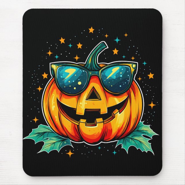 Cosmic Cool Jack-O-Space Mouse Pad (Front)