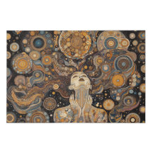 "Cosmic Creation" Faux Wrapped Canvas Print