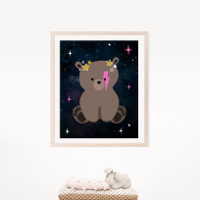 Cosmic Cub Wild One Pink Girl Nursery