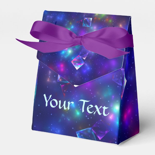 Cosmic Cubes Favour Box (Front Side)