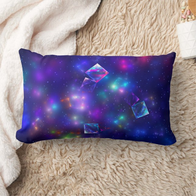 Cosmic Cubes Lumbar Cushion (Blanket)
