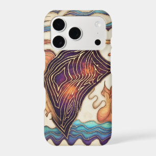 Cosmic Currents: Abstract Nebula Flow