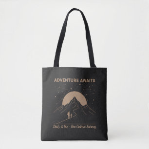 Cosmic Dad & Me Adventure Tote Bag