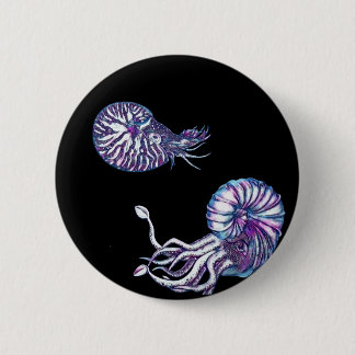 Cosmic Deep Sea Creatures 6 Cm Round Badge