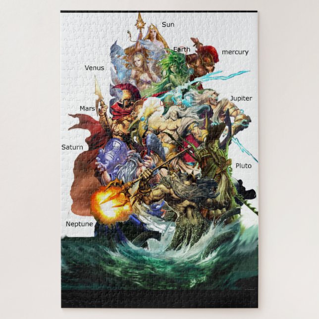 cosmic deities jigsaw puzzle (Vertical)