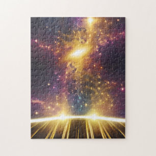 Cosmic dimensional brightest star space landscape jigsaw puzzle