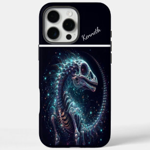 Cosmic Dinosaur Skeleton iPhone 16 Pro Max Case