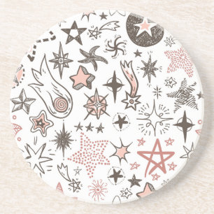 Cosmic Doodles: Stars and Comets Coaster