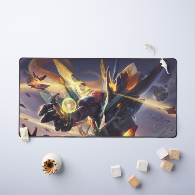 Cosmic Dragon Gaming Desk Mat | Customisable (Kids Table)