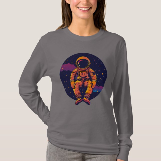 Cosmic Dreamer Astronaut T-Shirt – Explore (Front)