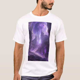 Cosmic Dreams 8K High Resolution Surreal Digital A T-Shirt