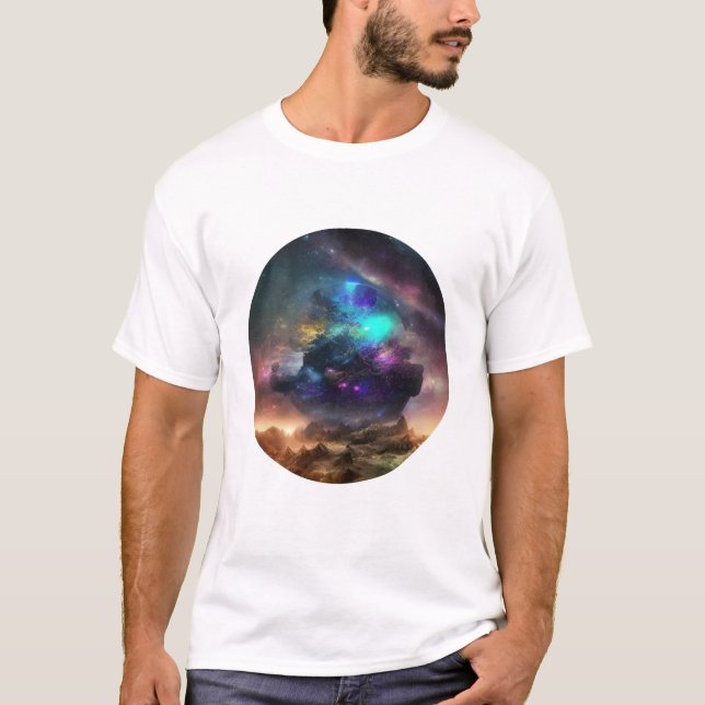 Cosmic Dreamscape Men's Tee (Front)