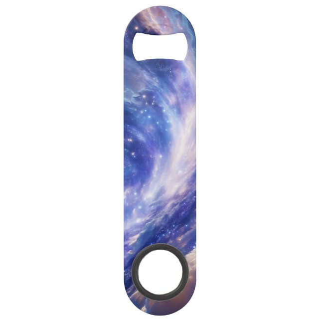 Cosmic Dreamscape: Swirling Nebula & Starry Night (Front)
