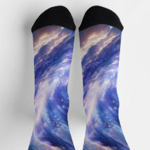 Cosmic Dreamscape: Swirling Nebula & Starry Night