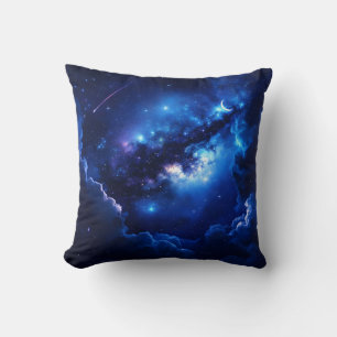Cosmic Dreamscape Throw Pillow