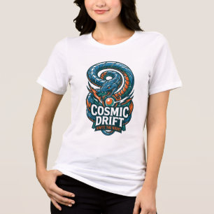 Cosmic Drift Ignite The Night Cybernetic Snake Gra Tri-Blend Shirt