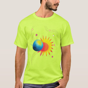 Cosmic Eclipse Glow. T-Shirt