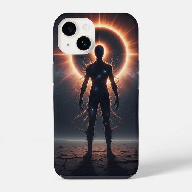Cosmic Eclipse iPhone 14 Case Celestial Body (Back)