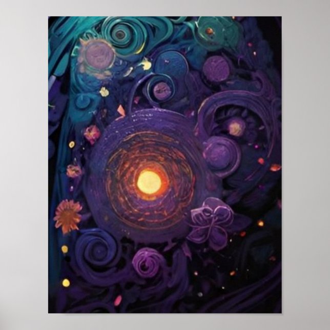 Cosmic Energy and Creativity Poster (Front)