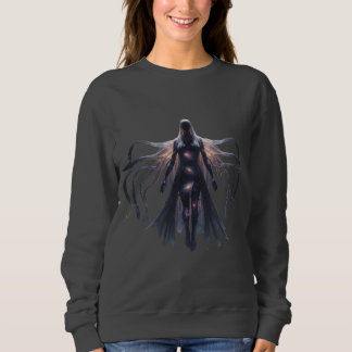 Cosmic Enigma Jumper: Gothic Spooky Aesthetic  Sweatshirt