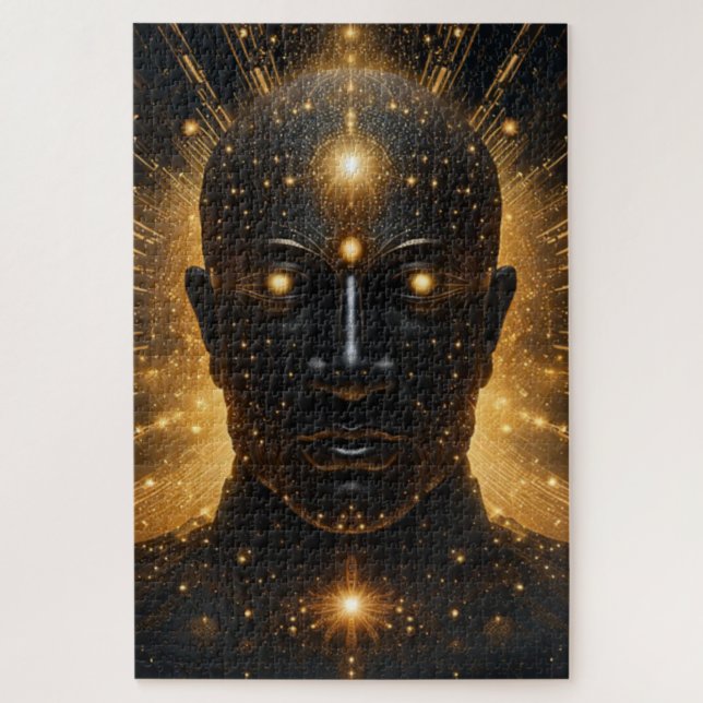 Cosmic Enlightenment Jigsaw Puzzle (Vertical)