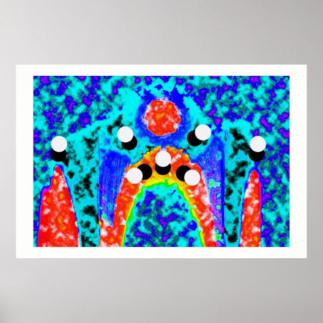 Cosmic event in outer space poster (Front)