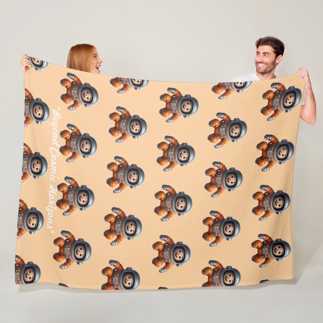 "Cosmic Expedition" Fleece Blanket (In Situ)