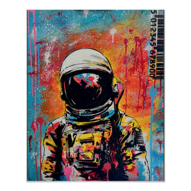 Cosmic Explorer #2  Pop Art Glossy Poster (Front)