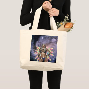 Cosmic fairy  large tote bag