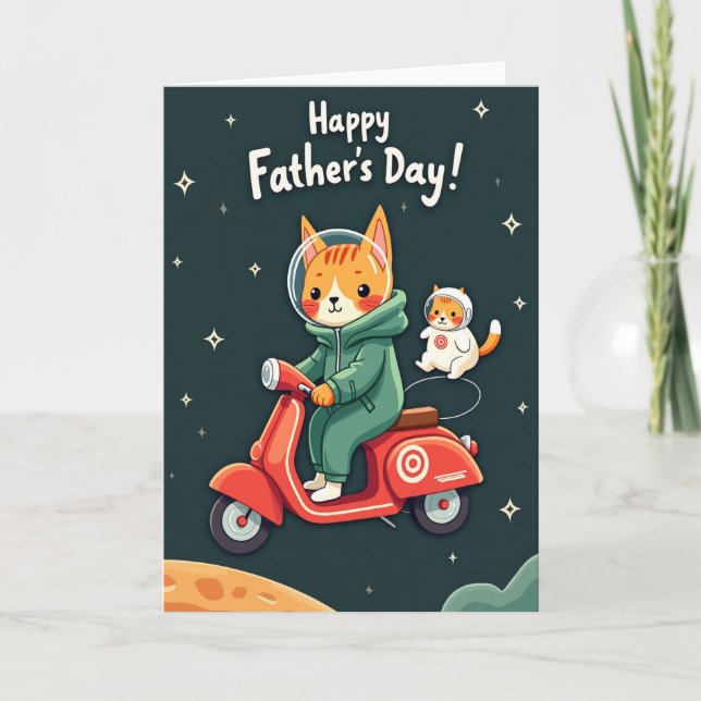 Cosmic Fathers Day Trip Card (Front)
